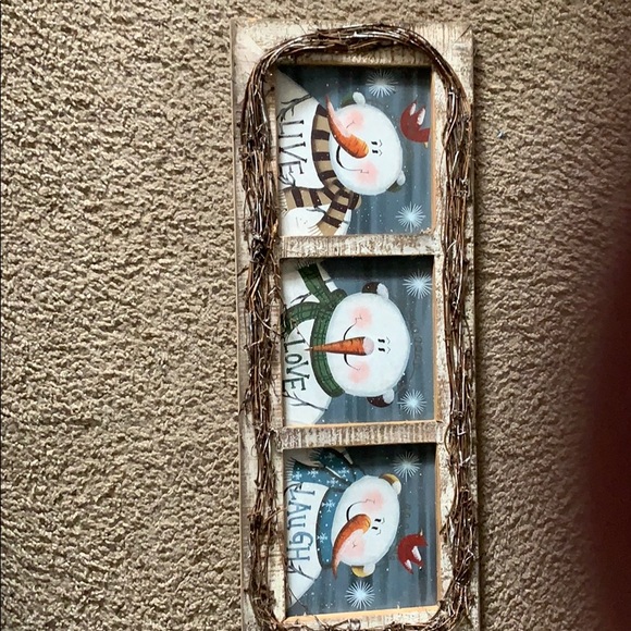 Snowman wall hanging - Picture 1 of 1